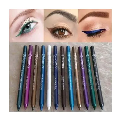 Flormar Waterproof Eyeliner Pencils Set (12pcs)